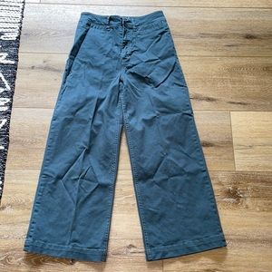 ‘Unpublished’ wide-leg, high rise pants